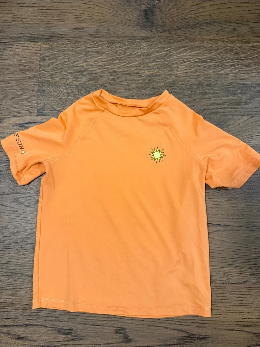 Art Class boys swim bundle - Orange Sun Rashguard + Assorted Swim Shorts